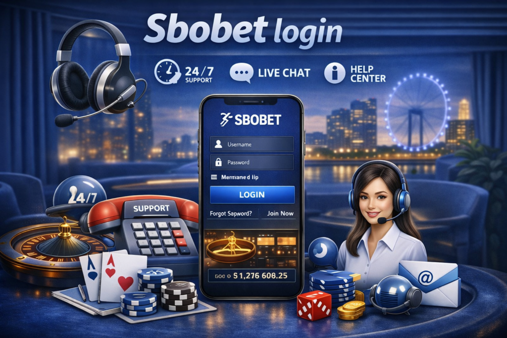 Sbobet login steps